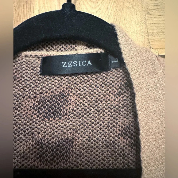 Oversized Leopard Cheetah Cardigan Pockets Size Large Super Soft Teacher Work - Picture 2 of 4